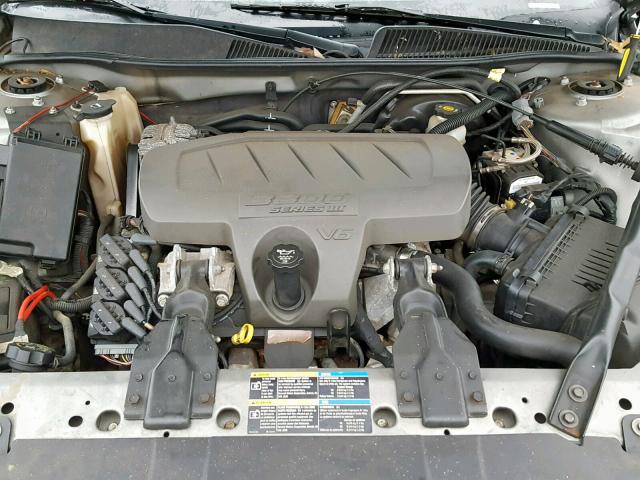 2G4WD552771100760 - 2007 BUICK LACROSSE C GRAY photo 7