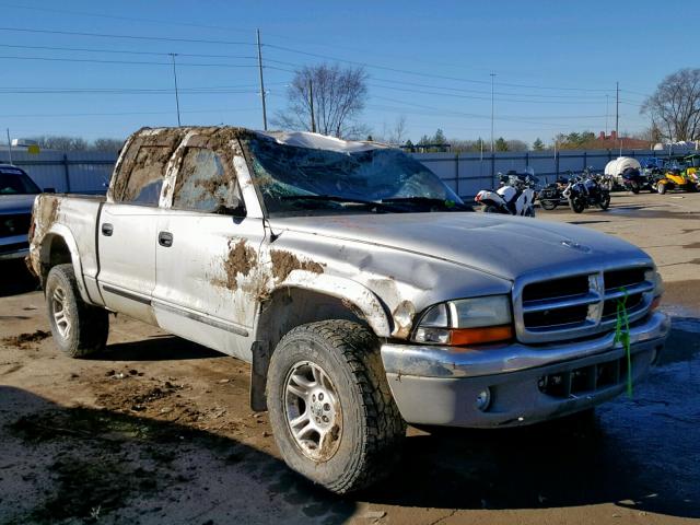 1B7HG48N32S653600 - 2002 DODGE DAKOTA QUA SILVER photo 9