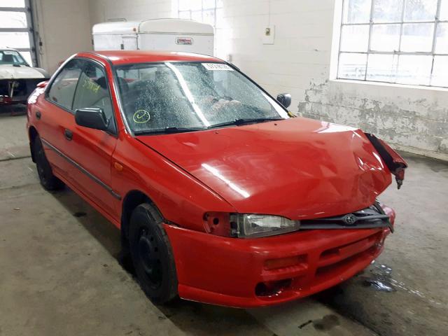 JF1GC2248RH531372 - 1994 SUBARU IMPREZA L RED photo 1