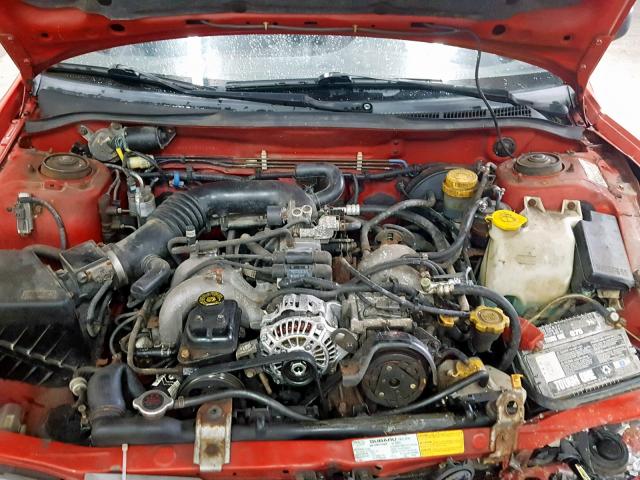 JF1GC2248RH531372 - 1994 SUBARU IMPREZA L RED photo 7