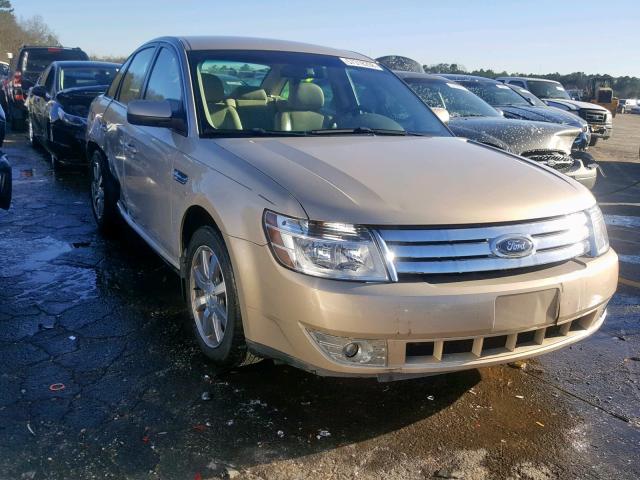 1FAHP24W58G137341 - 2008 FORD TAURUS SEL CREAM photo 1