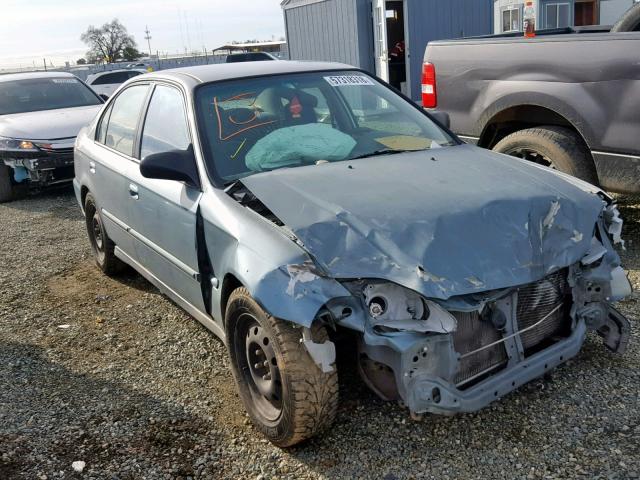 2HGEJ6612YH508677 - 2000 HONDA CIVIC BASE Mavi foto 1