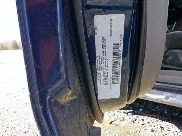 4S3BE625746209311 - 2004 SUBARU LEGACY L S BLUE photo 10