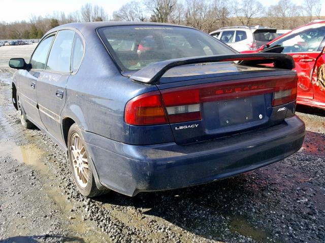 4S3BE625746209311 - 2004 SUBARU LEGACY L S BLUE photo 3