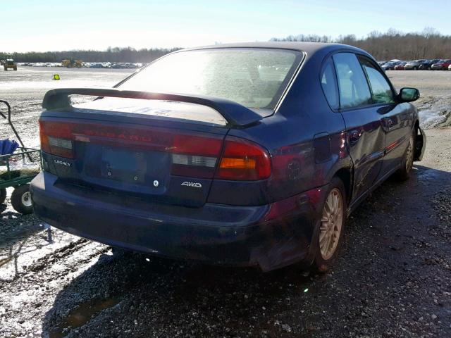 4S3BE625746209311 - 2004 SUBARU LEGACY L S BLUE photo 4