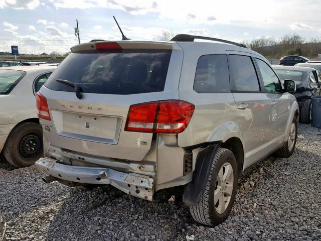 3D4PG1FG0BT568780 - 2011 DODGE JOURNEY MA SILVER photo 4