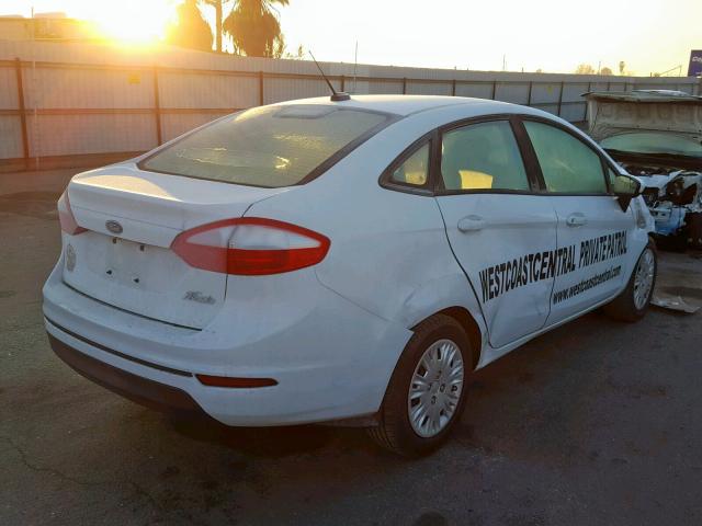 3FADP4AJXFM110884 - 2015 FORD FIESTA S WHITE photo 4