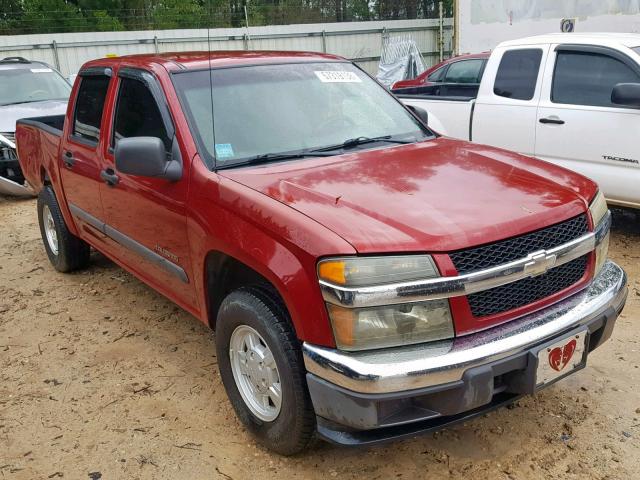 1GCCS136X48183279 - 2004 CHEVROLET COLORADO RED photo 1