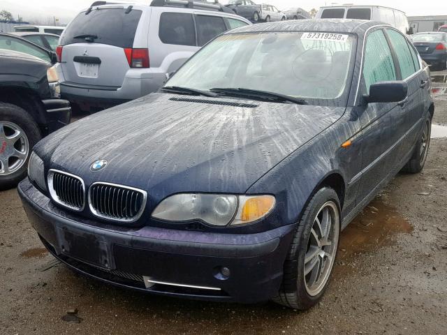 WBAEW53423PN30768 - 2003 BMW 330 XI BLUE photo 2