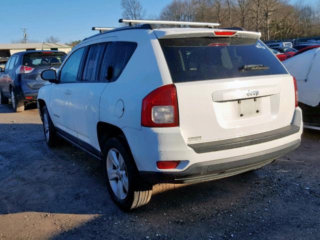 1J4NT1FA3BD267190 - 2011 JEEP COMPASS SP WHITE photo 3