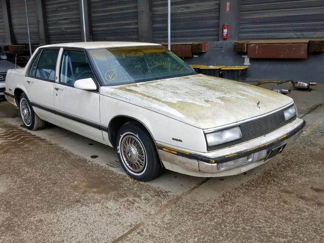 1G4HP54C3KH476131 - 1989 BUICK LESABRE CU WHITE photo 1