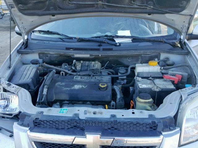 KL1TD56628B014144 - 2008 CHEVROLET AVEO BASE Gümüş foto 7