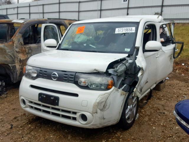 JN8AZ2KR0DT302480 - 2013 NISSAN CUBE S WHITE photo 2