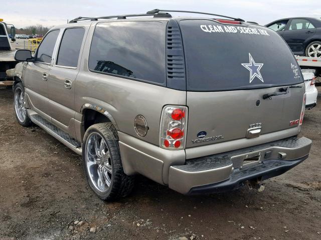 1GKFK66U03J306572 - 2003 GMC YUKON XL D TAN photo 3