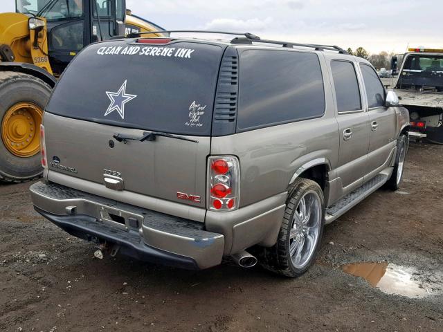 1GKFK66U03J306572 - 2003 GMC YUKON XL D TAN photo 4