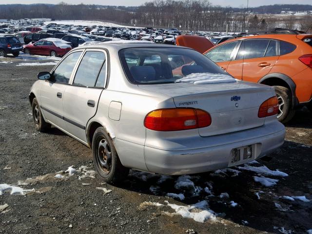 1Y1SK52802Z413954 - 2002 CHEVROLET GEO PRIZM SILVER photo 3