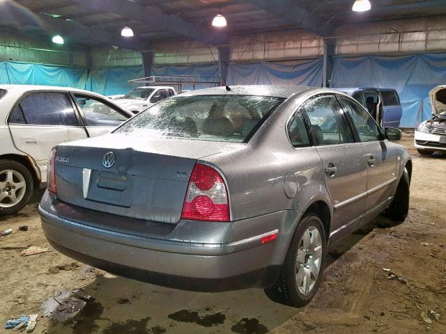 WVWRH63B01E154003 - 2001 VOLKSWAGEN PASSAT GLX 灰色 照片 4