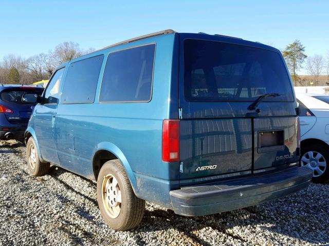 1GNDM19X33B139096 - 2003 CHEVROLET ASTRO GREEN photo 3