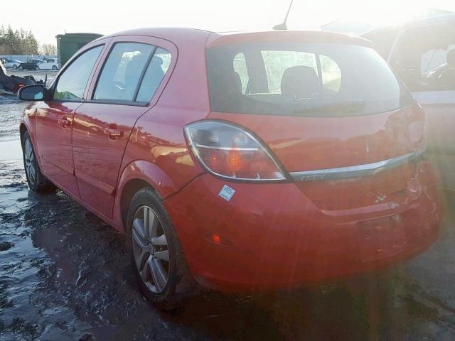 W08AR671585087865 - 2008 SATURN ASTRA XE RED photo 3