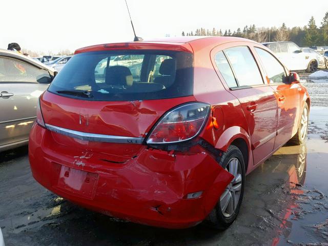 W08AR671585087865 - 2008 SATURN ASTRA XE RED photo 4