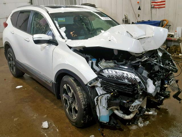 5J6RW2H93HL000387 - 2017 HONDA CR-V TOURI WHITE photo 1