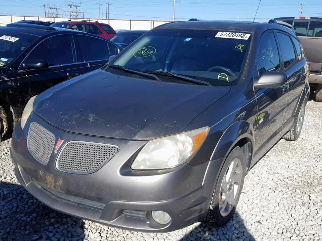 5Y2SL638X5Z432117 - 2005 PONTIAC VIBE GRAY photo 2