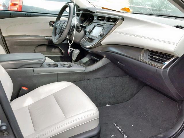 4T1BK1EB1HU254187 - 2017 TOYOTA AVALON XLE CHARCOAL photo 5