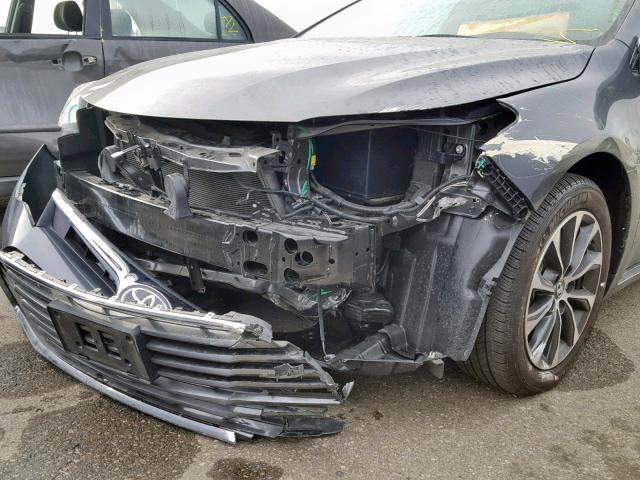 4T1BK1EB1HU254187 - 2017 TOYOTA AVALON XLE CHARCOAL photo 9