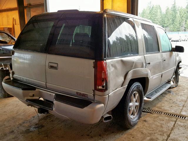 1GKEK13R0XR900309 - 1999 GMC YUKON GRAY photo 4