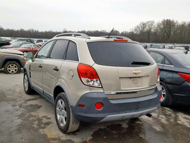 3GNAL2EK6CS564046 - 2012 CHEVROLET CAPTIVA SP TAN photo 3