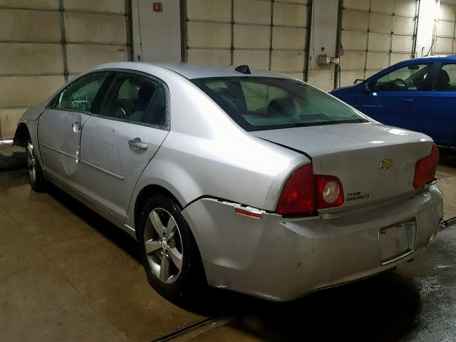 1G1ZC5E08CF133040 - 2012 CHEVROLET MALIBU 1LT ვერცხლისფერი ფოტო 3