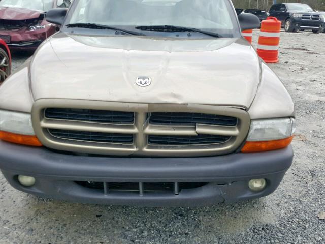 1D4HR38N83F620884 - 2003 DODGE DURANGO SP GOLD photo 7