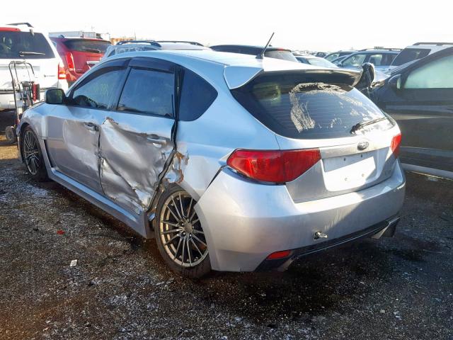 JF1GR7E67DG846350 - 2013 SUBARU IMPREZA WR SILVER photo 3