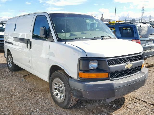 1GCSGAFX5C1181500 - 2012 CHEVROLET EXPRESS G1 WHITE photo 1