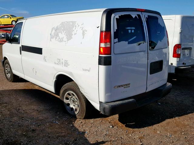 1GCSGAFX5C1181500 - 2012 CHEVROLET EXPRESS G1 WHITE photo 3