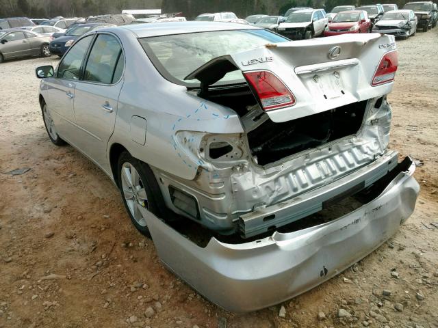 JTHBA30G165158782 - 2006 LEXUS ES 330 SILVER photo 4