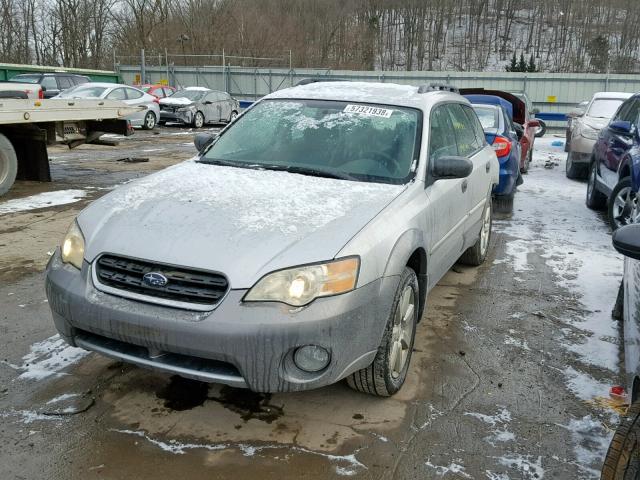 4S4BP61C767359678 - 2006 SUBARU LEGACY OUT SILVER photo 2