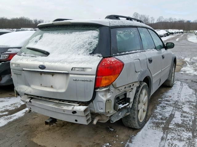 4S4BP61C767359678 - 2006 SUBARU LEGACY OUT SILVER photo 4