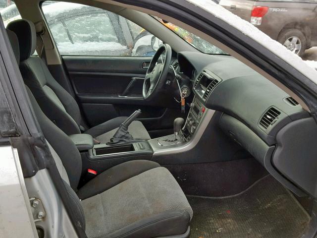 4S4BP61C767359678 - 2006 SUBARU LEGACY OUT SILVER photo 5