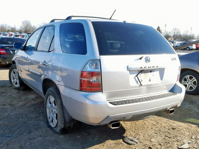 2HNYD18714H501392 - 2004 ACURA MDX TOURIN SILVER photo 3