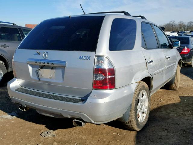 2HNYD18714H501392 - 2004 ACURA MDX TOURIN SILVER photo 4