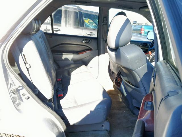 2HNYD18714H501392 - 2004 ACURA MDX TOURIN SILVER photo 6