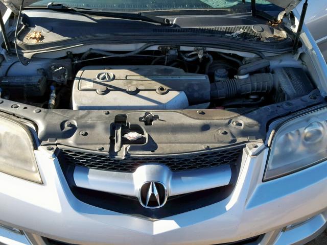 2HNYD18714H501392 - 2004 ACURA MDX TOURIN SILVER photo 7