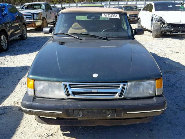 YS3AK75E1R7003014 - 1994 SAAB 900S BLACK photo 9