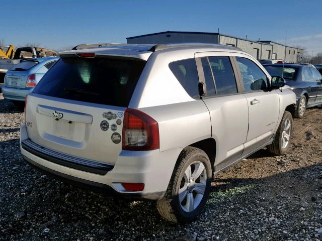 1C4NJDBB1ED569478 - 2014 JEEP COMPASS SP SILVER photo 4