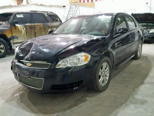 2G1WA5E33E1141382 - 2014 CHEVROLET IMPALA LIM BLACK photo 2