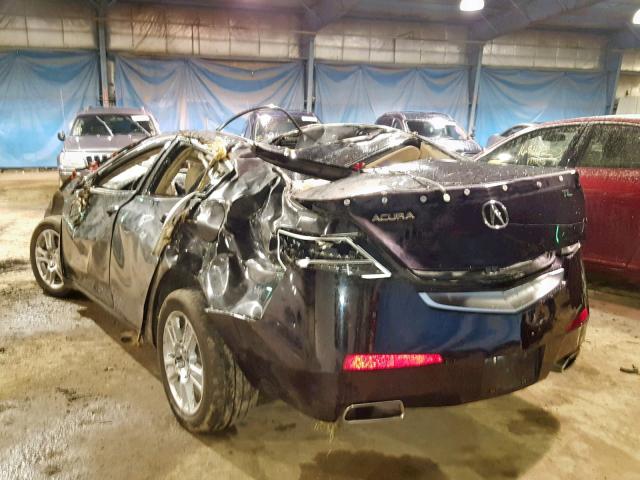 19UUA86549A009986 - 2009 ACURA TL BLACK photo 3