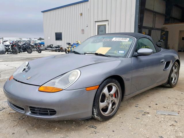 WP0CB29891U663802 - 2001 PORSCHE BOXSTER S GRAY photo 2