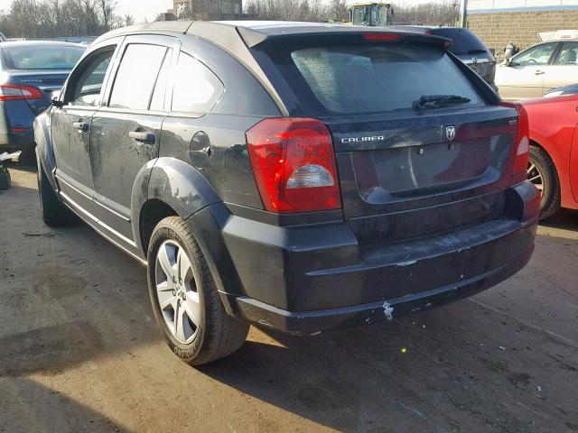 1B3HB48B07D163312 - 2007 DODGE CALIBER SX BLACK photo 3