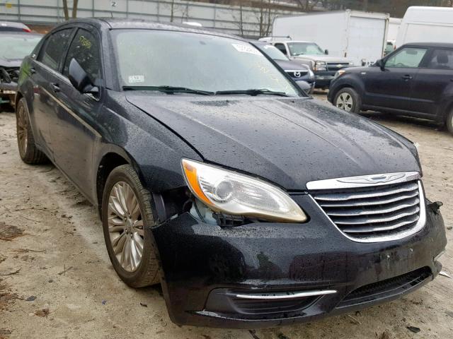 1C3CCBAB3CN134187 - 2012 CHRYSLER 200 LX BLACK photo 1